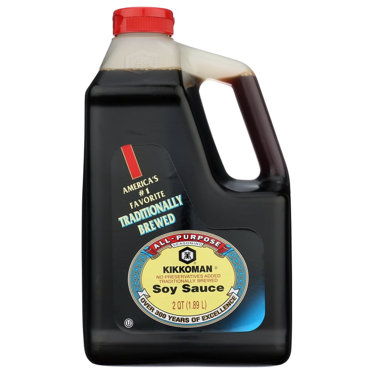 Kikkoman, Soy Sauce, 1/2 Gallon, Naturally Brewed, Versatile