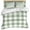 Green, variant on Navy Blue Check Duvet Cover Set, Farmhouse Buffalo Plaid Blue Soft Duvet Cover Full Size Bedding Set 4 Pieces, 1 Quiltcover and 2 Pillowcases with Zipper, 1 Bed Sheet for All Seasons