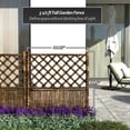 thumbnail image 4 of Hoshi Zen Garden Fence Panel - Burnt Bamboo, 4 of 4