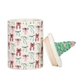 thumbnail image 2 of 10 Strawberry Street Bella Holiday Canister, Christmas Tree Bows, Set of 2, 2 of 5