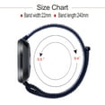 thumbnail image 4 of Nylon Strap for Fitbit Versa3 Lite Versa 2 band Smart watch replacment Watchbands correa Loop Bracelet Fitbit Versa 3 Sense band Black Sand For Versa Lite, 4 of 6