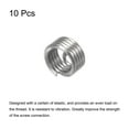 thumbnail image 3 of Uxcell 1/4-28 UNF 1.0D 304 Inserciones de rosca de acero inoxidable 10 Pack, 3 of 5