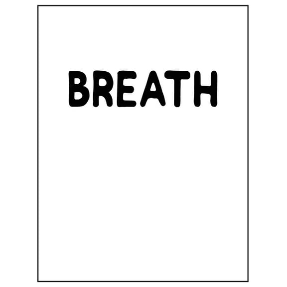 Breath: Black and white Decorative Book - Perfect for Coffee Tables, End Tables, Bookshelves, Interior Design & Home Staging Add Bookish Style to Your Home- Breath (Paperback)