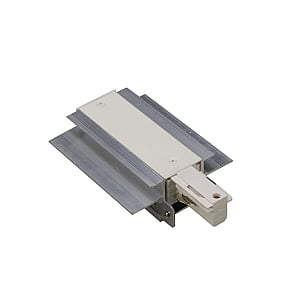 

WEDL-RTL-PT-WAC Lighting-Accessory-W Track Left Recessed Live End Frangless Connector-1.7 Inches Wide by 3.9 Inches High-Platinum Finish