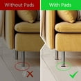 thumbnail image 2 of Lekou 144 Pack Felt Furniture Pads, 1 inch Self-Adhesive Anti-Slip Floor Protectors for Summer Home Use, Black, 2 of 10