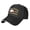 black, variant on USA 250th Anniversary Sandwich Brim Baseball Cap, Patriotic American Hat for Men Women, Polyester, Fits 22-23" Head - crimson