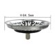 thumbnail image 2 of Kitchen Sink Accessories Vegetable Washbasin Strainer 84mm Drainer Sealer Umbrella Waste Sink Filter, 2 of 5