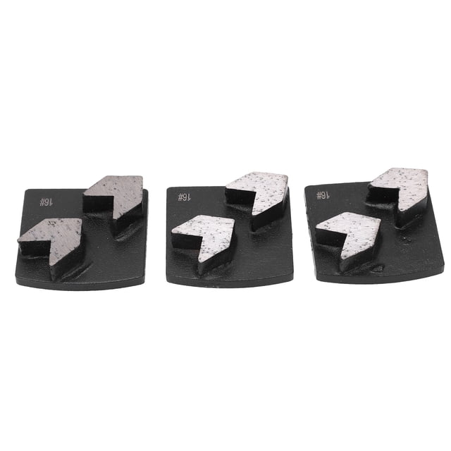 Bloc de Ponçage Diamant, 3 Pcs Bloc de Ponçage Béton Outils de Polissage Design Révolutionnaire