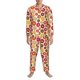 thumbnail image 3 of Balery Donut Pijama para Hombre de Dos Piezas con Manga Larga, Conjunto de Dormir y Descanso Suave con Bolsillos-XX-Large, 3 of 7