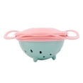 thumbnail image 3 of Bowl Antsy Pantsy Antsy Pantsy Giratorio antiderrames 2 piezas amarillo y azul, rosa y verde, 3 of 4