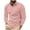#1 solid color_Pink, variant on Men's All-Season Long Sleeve Polo Shirt Slim Fit Solid Color Golf Work Casual Top