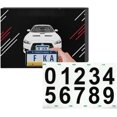thumbnail image 2 of Nanofilm License Plate Sticker, Stealth Plate Defender Stickers, Reflective License Plate Stickers, License Plate Number Reflective Invisible Digital Sticker, License Plate Sticker (B, M), 2 of 5