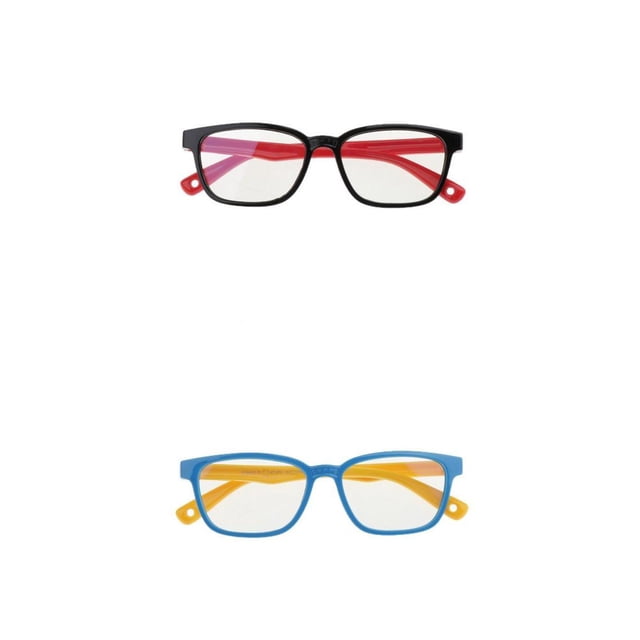 2 Uds Gafas de Luz Azul ños, Gafas de Ordenador, Protección , Gafas Antideslumbrantes, Gafas de Ordenador, Gafas de Videojuegos ños Macarena Gafas para niños Anti luz azul