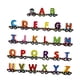 thumbnail image 5 of Juego de trenes de madera con vagones: juegos de trenes de juguete para niños pequeños y compatibles con la mayoría de las marcas de trenes., 5 of 8