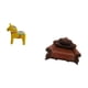 thumbnail image 5 of Escultura De Caballo Sueco Dalecarlian, Adorno Coleccionable Para Estantería, Entrada, Armario, Decoración Del Hogar Con Sofá Miniatura, Sillón Individual, Modelo DIY, Accesorio, Muebles,, 5 of 8
