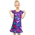thumbnail image 4 of Girls Nightgowns Unicorn Sleepwear Night Sleep Dress Pajamas Little Kids Toddler Soft Nightgown, 4 of 6