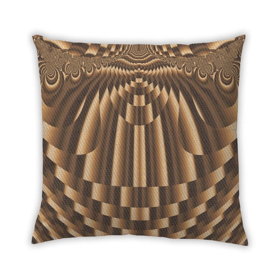 Ahgly Company Outdoor Square Contemporary Throw Pillow, 18 inch by 18 inch