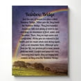 thumbnail image 4 of Rainbow Bridge Canvas Print, Dog Memorial, Pet Memorial Frame, Dog Bereavement Gifts, Dog Passing Away Gifts, 16x20, 4 of 6