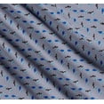 thumbnail image 3 of Soimoi Cotton Poplin Fabric Waves,Whale & Dolphin Ocean Printed Craft Fabric by The Yard 56 Inch Wide, 3 of 7