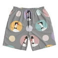 thumbnail image 4 of Bixox Men's Cute Geese printing Casual Classic Fit Short Summer Beach Shorts, 4 of 6