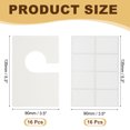 thumbnail image 2 of Uxcell Clothes Dividers 16 Pack Blank Clothing Rack Size Sorting Reusable Large Wardrobe Rectangular Clothing Closet Dividers White, 2 of 6