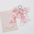 thumbnail image 6 of Aesthetic keychains Purse Handbag Backpack Bag Pendant Charms Pearls Bows Keychains Charms Car Keyring for Women Girls, 6 of 9