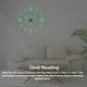 thumbnail image 4 of sweethay Reloj de pared luminoso, acrílico sin marco, relojes DIY, calcomanías modernas silenciosas sin perforar, sala de estar, oficina, Type7 NO7, 4 of 6