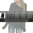 thumbnail image 3 of JDEFEG Wear for Woman Womens Casual Long Sleeve Sweatshirt Turtleneck Top Cute Pullover Relaxed Fit Tops Women Lightweight Workout Shirt Polyester,Spandex Black Xl, 3 of 5
