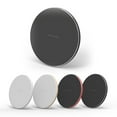 thumbnail image 3 of Mistaha Portable Aluminum Alloy Ultra-thin Round Shape Qi Standard Wireless Charger 10W Fast Charging Pad, 3 of 8