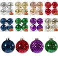 thumbnail image 4 of 4Pcs Christmas Ball Shatterproof Christmas Tree Decoration Ball Christmas Ball Ornaments Holiday Wedding Party Decoration Ball 4", 4 of 6