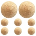 thumbnail image 1 of 8 Pcs Ballons Ronds Accessoires de Soccer de Table Bois et Liège Ballons de Remplacement pour Familles, 1 of 8