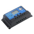 thumbnail image 3 of Controlador de carga solar de batería de plomo-ácido de 12 V y 24 V, 20 A, regulador PWM, salida USB dual de 5 V, 3 of 9