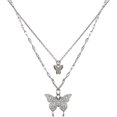 thumbnail image 2 of Sonducket Collar de plata de ley 925 con colgante de mariposa brillante Elección de regalo clásico Plata premium Ropa, zapatos y accesorios Miscelánea, 2 of 6