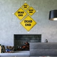 thumbnail image 2 of Deadend Vintage Crossing Sign Zone Xing | Indoor/Outdoor Plastic | 12" Tall rustic road door kids room funny gag looser fun job, 2 of 3