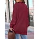 thumbnail image 5 of Cárdigan Extragrande de Punto Suave para Mujer con Bolsillos Vino Tinto L, 5 of 6