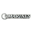 thumbnail image 1 of Sterling Silver 18" .8mm Box Chain MARINES Word Pendant Necklace, 1 of 2