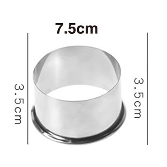 Agiferg Eco-Friendly Pastry Tools Stainless Steel Dumpling Maker Wraper Dough Cutter