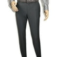 thumbnail image 6 of Men's MONO Turkey Slacks 100% Wool Plain Front Regular Fit 2501-06 Charcoal Gray, 6 of 10