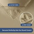 thumbnail image 7 of CGK Linens Premium Down Alternative Comforter - California King Size All-Season Fluffy & Cozy Duvet Insert, Beige, 7 of 7