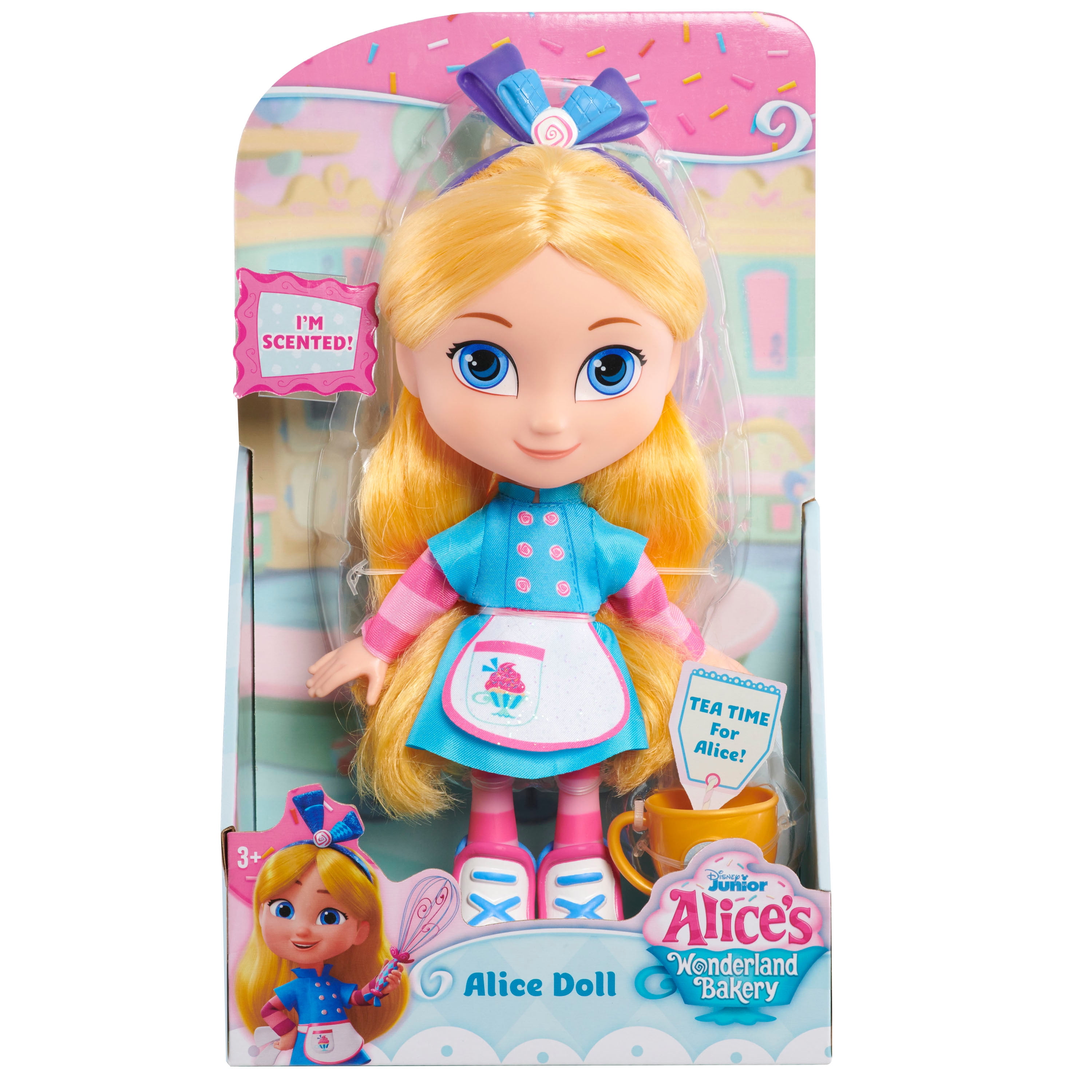 Disney Junior Alice's Wonderland Bakery 10-inch Alice & Magical Oven Doll  and Accesory Set, Officially Licensed Kids Toys for Ages 3 Up by Just Play  : Toys & Games 