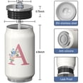 thumbnail image 3 of 12 Oz Beige Coffee Travel Mug for Mom with Lid, Double Wall Vacuum Reusable Stainless Steel Water Bottle Leak Proof Insulated Hot Cold Coffee Cup Gift for Mothers Day(1pcs), 3 of 5