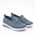 thumbnail image 4 of Abomasnow Womens Cloth Knit Slip‑On Breathable Walking Sneaker Shoes Casual Workout Running Going Out Shoes, 4 of 9