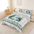 thumbnail image 2 of Catabedysis Watercolor Camper Bedding,Mountain Print Duvet Cover Full For Boys,Multicolor,Light Gray Reversible,3pcs,1 Duvet Cover and 2 Pillowcases, 2 of 6