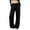 Black, variant on Women's Wide Leg Sweatpants High Elastic Waisted Loose Pants Drawstring Fleece Lined Sweat Pants with Pockets Navy M