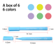 thumbnail image 2 of Rotuladores | Útiles escolares para profesores y estudiantes | Varios colores de moda., 2 of 5