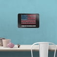 thumbnail image 2 of I Stand USA National Anthem Star-Spangled Banner American Flag Patriotic Home Business Office Sign - Window Sticker - 8" x 12" (20.3cm x 30.5cm), 2 of 3