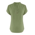 thumbnail image 4 of T-Shirts Femmes Lot Mode Décontractée Col en V Manches Courtes Haut T-Shirt - Hontri, 4 of 5