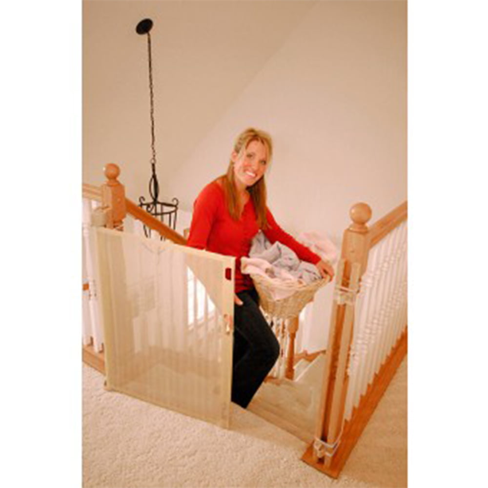 Retract-A-Gate safety gate 52" wide White 