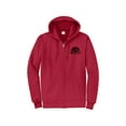 thumbnail image 1 of Gravity Outdoor Co. Zip-Up Hoodie - Red - Black Logo - Large, 1 of 2