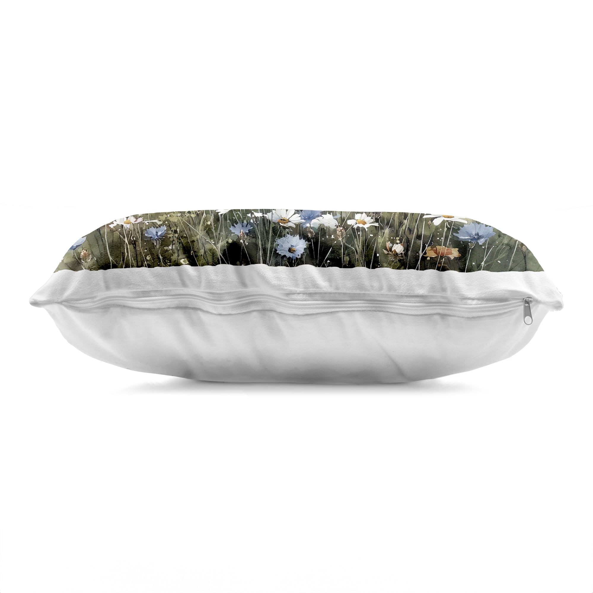 Stupell Industries Calm Meadow of Wildflowers Decorative Printed Throw Pillow, design by Franklyn Gregory, 14 x 7 x 20